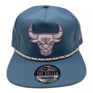 NEW ERA THE GOLFER CHICAGO BULLS NBA PASTEL PUNCH SLATE GRAY SNAPBACK